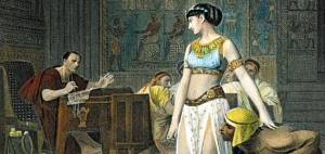 La escena de la alfombra de Cleopatra