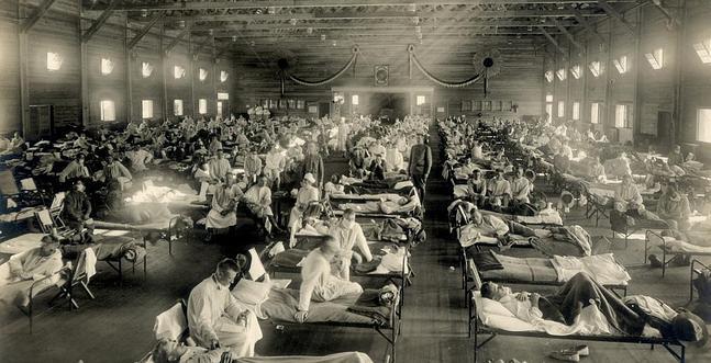 La gripe española de 1918, mas de 50 millones de muertos