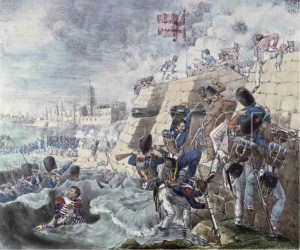 La batalla de Trocadero, bahía de Cádiz